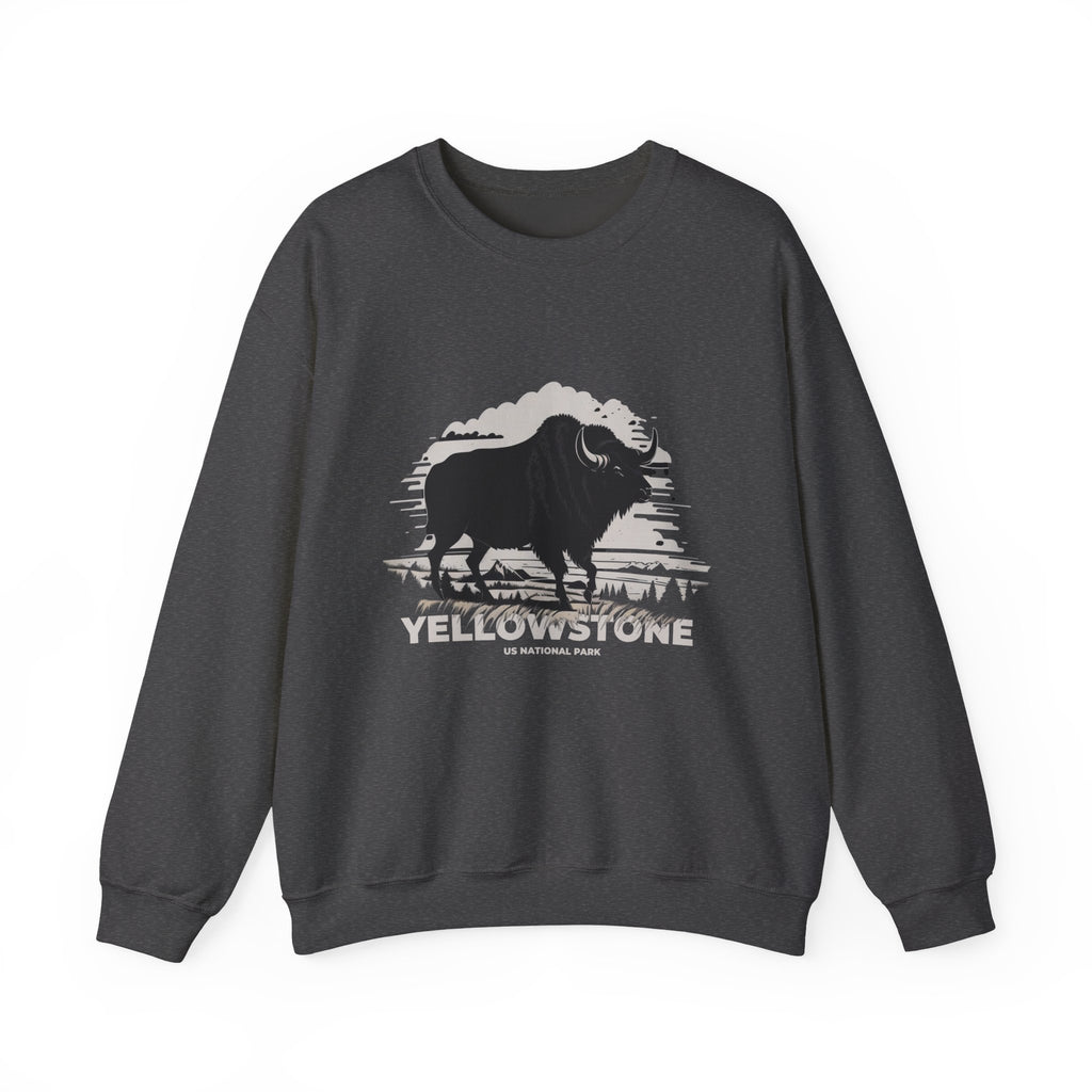 Yellowstone National Park Bison Sweatshirt — National Parks Supporter Apparel