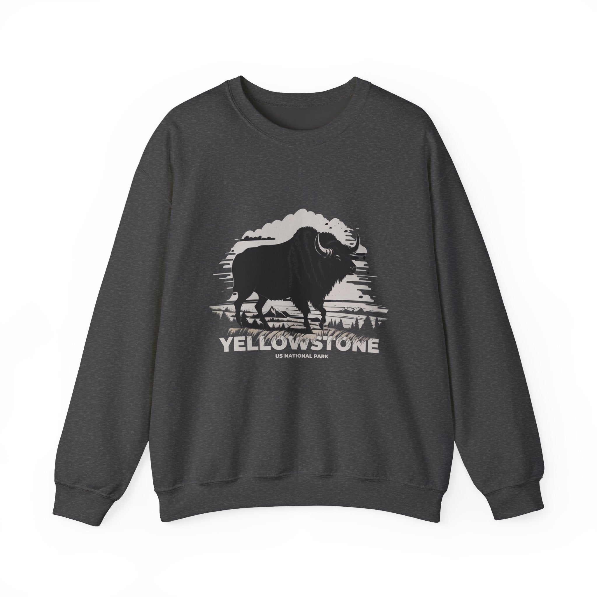 Yellowstone National Park Bison Sweatshirt — National Parks Supporter Apparel