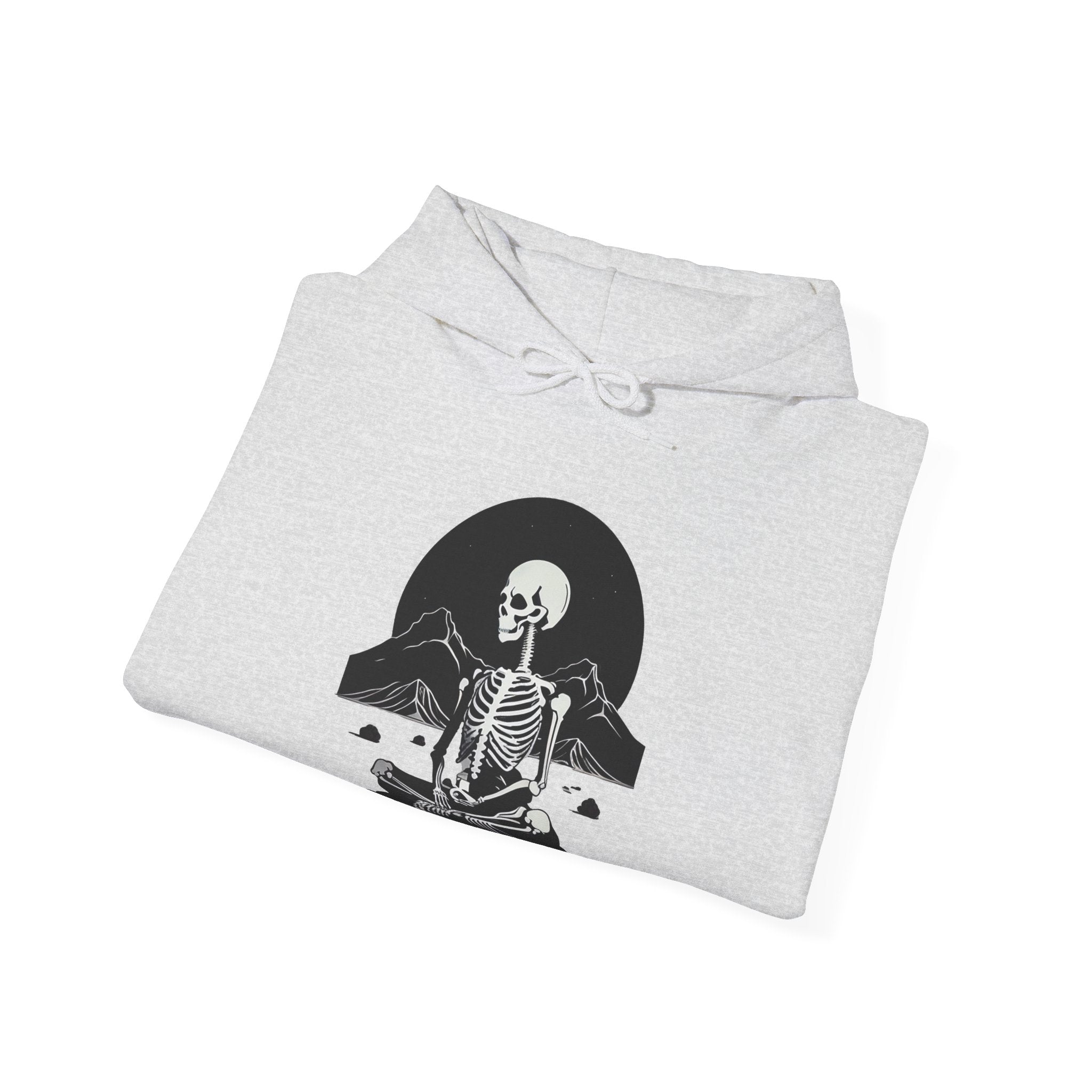 Death Valley Skeleton Hoodie — Desert Mortality Graphic Hoodie