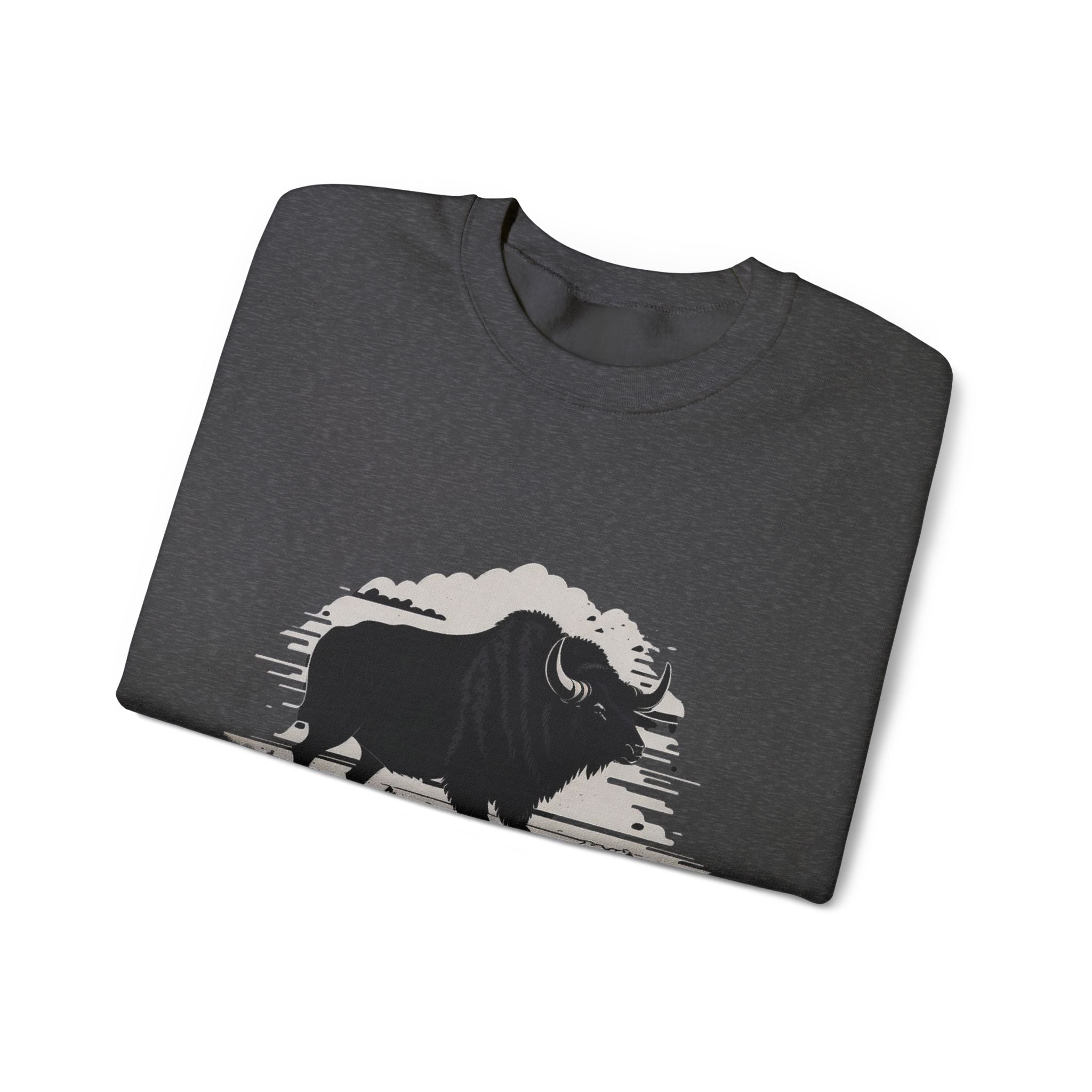 Yellowstone National Park Bison Sweatshirt — National Parks Supporter Apparel